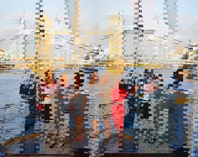 HMS Belfast On The Thames